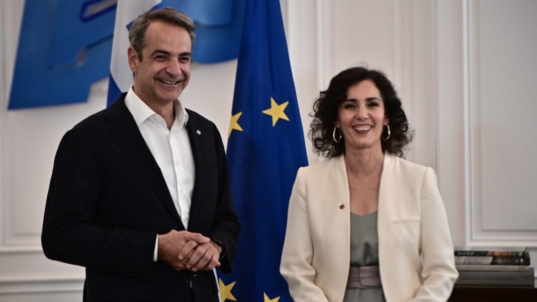 Κυριάκος Μητσοτάκης: Συναντήθηκε με την Ευρωπαία Επίτροπο Ισότητας, Ετοιμότητας και Διαχείρισης Κρίσεων