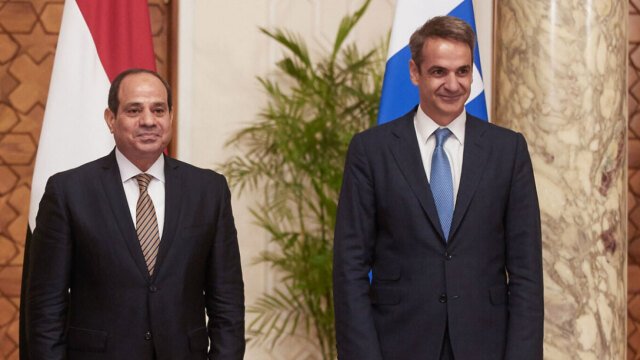 Τι-είπαν-Μητσοτάκης-και-Σίσι-για-Λιβύη,-μεταναστευτικό-και-Μονή-του-Σινά