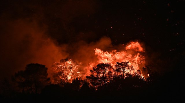 Ολονύχτια-μάχη-με-τη-φωτιά-στην-Ανατολική-Αττική:-Σε-Θυμάρι-και-Παλαιά-Φώκαια-οι-φλόγες