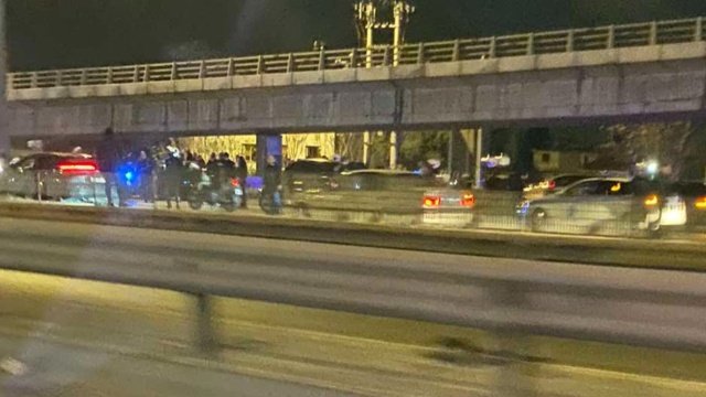 Τροχαίο-με-νταλίκα-στον-Κηφισό-στο-ύψος-της-Λένορμαν,-μποτιλιάρισμα-στο-σημείο