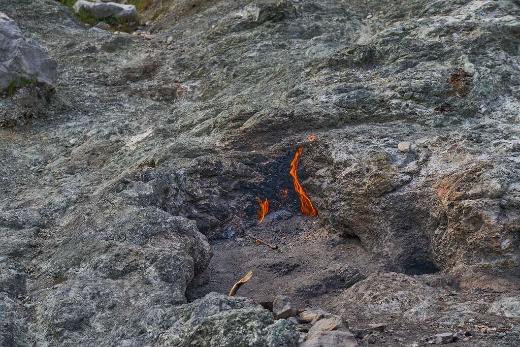 The Mysterious Burning Mountain Where the Flames Never Go Out