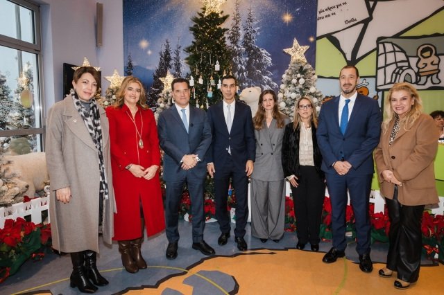 Η επίσκεψη του Άδωνι Γεωργιάδη στο Ογκολογικό Νοσοκομείο Παίδων «Μαριάννα Β. Βαρδινογιάννη-ΕΛΠΙΔΑ»