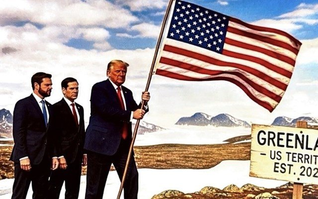Μπαράζ-αναρτήσεων-από-Τραμπ-με-φωτογραφίες-ai-για-“αμερικανική”-Γροιλανδία-και-μηνύματα-ηγετών