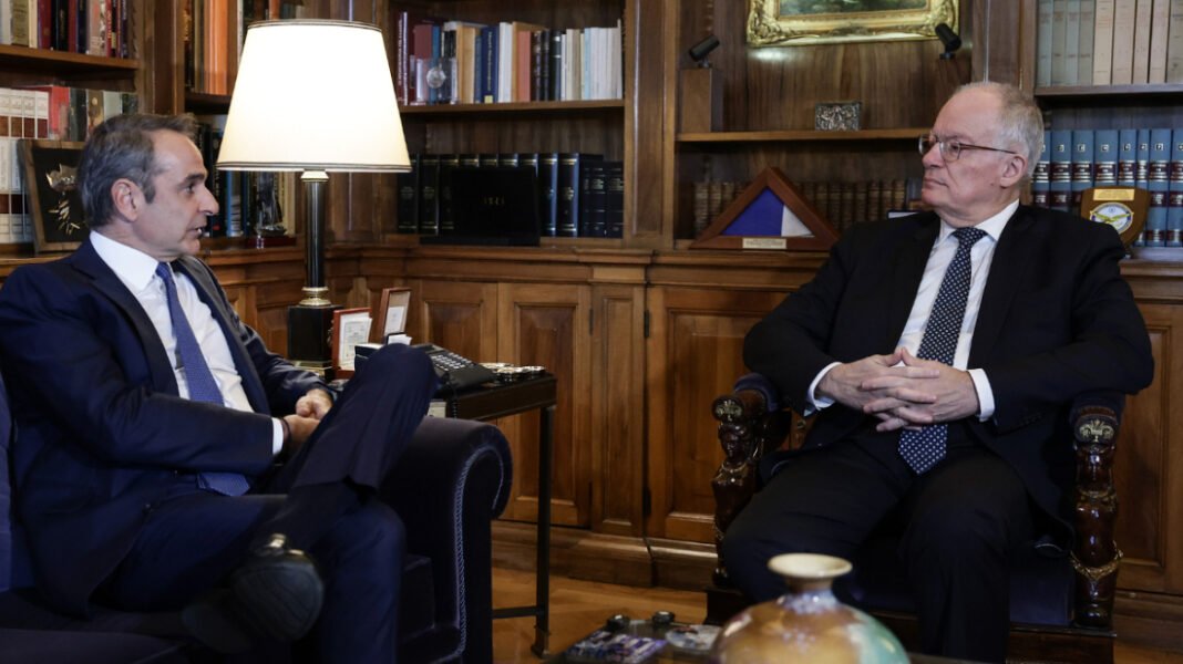 Μητσοτάκης: Ταραγμένοι καιροί, να αποφύγουμε τα χειρότερα στις σχέσεις ΕΕ με ΗΠΑ – Τασούλας: Έχει σημασία ποιος κρατάει το πηδάλιο