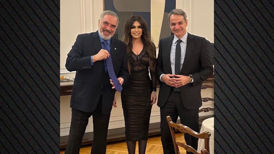 Η ανάρτηση της Κίμπερλι Γκιλφόιλ για το δείπνο με τον Κυριάκο Μητσοτάκη και τον εφοπλιστή Νίκο Τσάκο