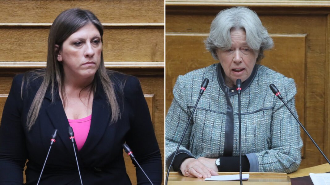 Μπάχαλο στη Βουλή για τη διακομματική των αγροτών: Η Κωνσταντοπούλου κατέβασε τη Λινού από το βήμα, δείτε βίντεο