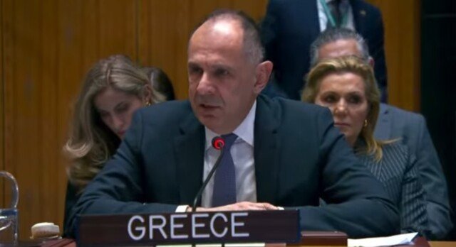 Γεραπετρίτης στο Συμβούλιο Ασφαλείας: Η ειρήνη στη Μέση Ανατολή αποτελεί επιτακτική ηθική, πολιτική και ανθρωπιστική αναγκαιότητα