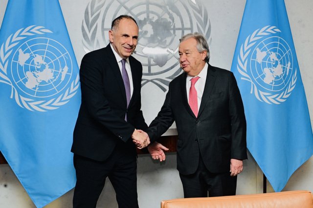 Γεραπετρίτης μετά τη συνάντηση με Γκουτέρες: Διευρυμένη συνάντηση στο Κυπριακό θα γίνει όταν ωριμάσουν οι συνθήκες