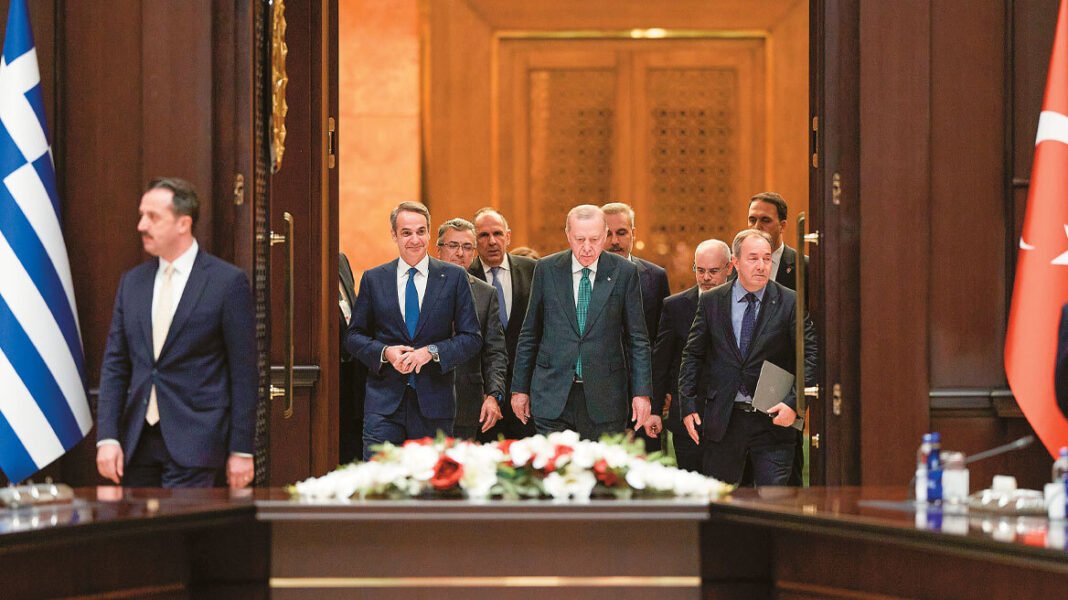 Ελλάδα – Τουρκία σε «ήρεμα νερά»  μέχρι τις εκλογές, μετά τη συνάντηση Μητσοτάκη με Ερντογάν στην Άγκυρα