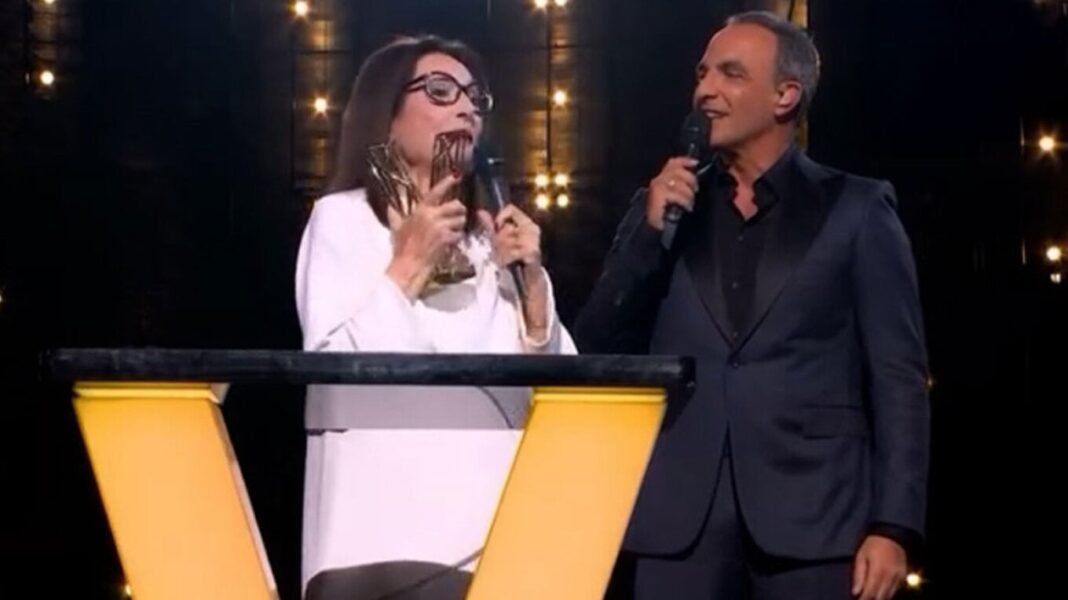 A Historic Greek Encounter: Nikos Aliagas Honors Nana Mouskouri in Paris