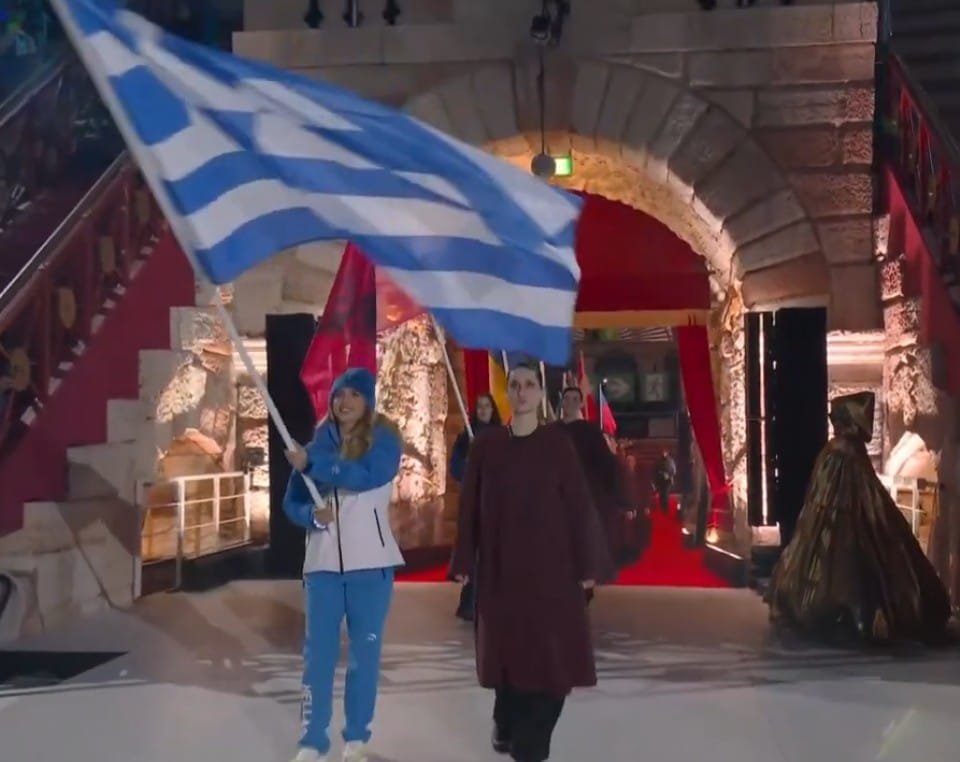 Greece Leads in the Closing Ceremony of the Winter Olympic Games