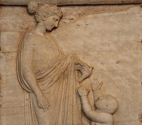 sorrow-and-serenity:-the-poignant-ancient-greek-funerary-stele