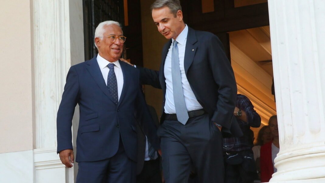 Τηλεφωνική επικοινωνία Κυριάκου Μητσοτάκη με Αντόνιο Κόστα για την Κύπρο