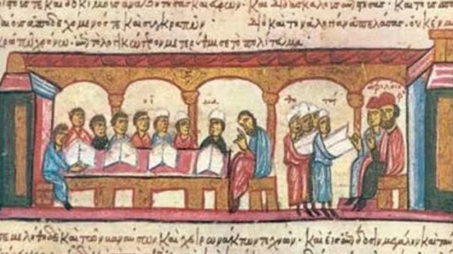 Από τις «ρητορικές εξετάσεις» του Βυζαντίου στις Πανελλαδικές του 2026 Από-τις-«ρητορικές-εξετάσεις»-του-Βυζαντίου-στις-Πανελλαδικές-του-2026