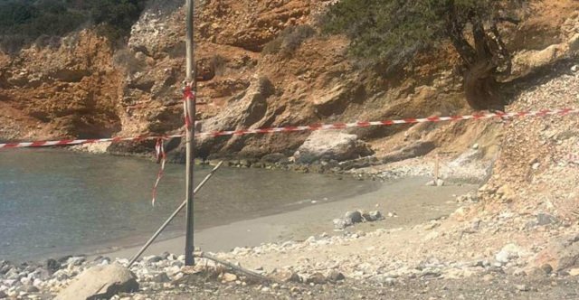 Πυραυλικό εξάρτημα ξεβράστηκε σε παραλία της Κρήτης Πυραυλικό-εξάρτημα-ξεβράστηκε-σε-παραλία-της-Κρήτης