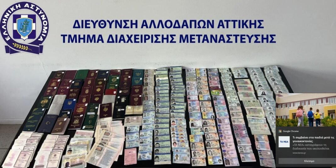Εξαρθρώθηκε κύκλωμα παραγωγής και διακίνησης πλαστών ταξιδιωτικών εγγράφων στην Αττική – Περισσότερα από 200.000 ευρώ τα παράνομα κέρδη Εξαρθρώθηκε-κύκλωμα-παραγωγής-και-διακίνησης-πλαστών-ταξιδιωτικών-εγγράφων-στην-Αττική-–-Περισσότερα-από-200.000-ευρώ-τα-παράνομα-κέρδη