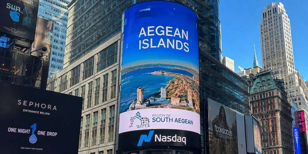 Aegean Islands Hit New York’s Times Square aegean-islands-hit-new-york’s-times-square