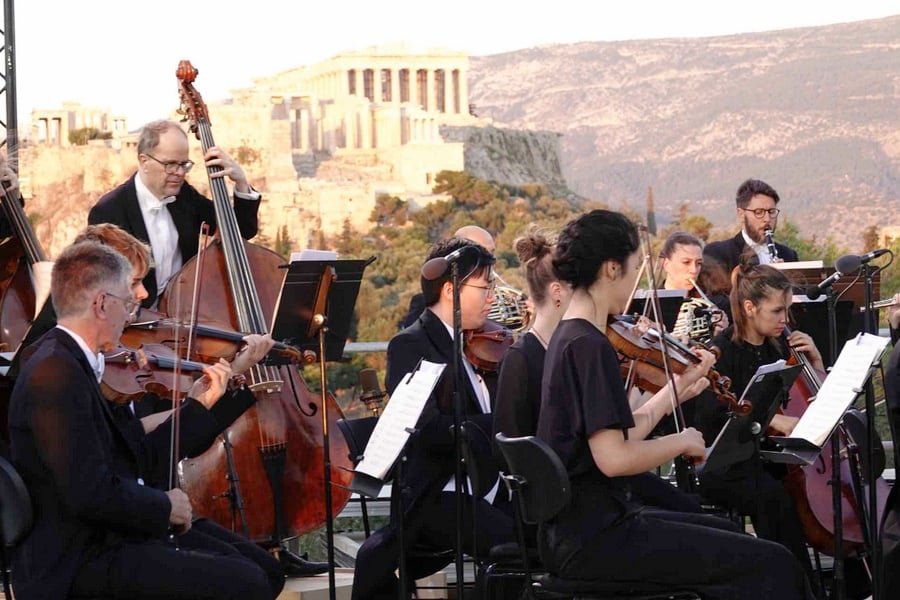 world-music-day-celebrated-at-the-pnyx,-birthplace-of-western-democracy