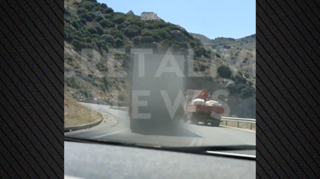 Επικίνδυνη προσπέραση νταλίκας πάνω σε στροφή σε δρόμο της Κρήτης, δείτε βίντεο Επικίνδυνη-προσπέραση-νταλίκας-πάνω-σε-στροφή-σε-δρόμο-της-Κρήτης,-δείτε-βίντεο