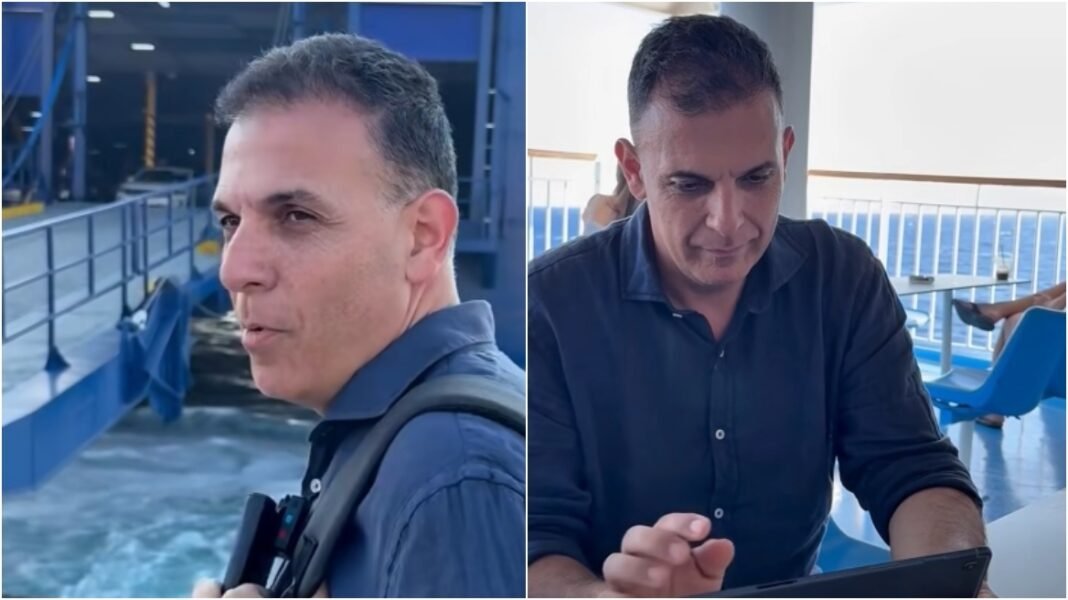 Με βίντεο από πλοίο ο Καραμέρος ανακοίνωσε την εγγραφή του στην ΕΛΑΣ του Τσίπρα: «Όχι στην πρώτη θέση, στο κατάστρωμα», έγραψε Με βίντεο από πλοίο ο Καραμέρος ανακοίνωσε την εγγραφή του στην ΕΛΑΣ του Τσίπρα: «Όχι στην πρώτη θέση, στο κατάστρωμα», έγραψε
