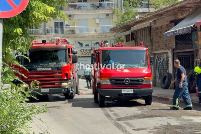 Στο-νοσοκομείο-ηλικιωμένη-με-εγκαύματα-στα-πόδια-μετά-από-φωτιά-σε-διαμέρισμα-στη-Καλαμαριά,-δείτε-βίντεο