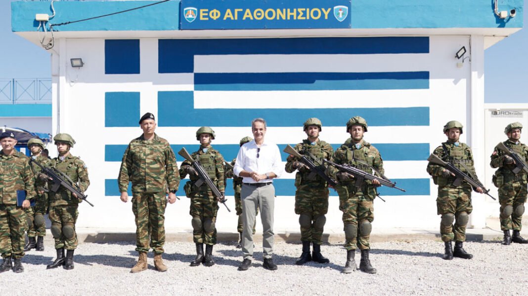 Μητσοτάκης από Αγαθονήσι: Να αισθάνονται ασφαλείς οι νησιώτες, θα εμποδίσουμε τους άθλιους διακινητές να εκμεταλλεύονται απελπισμένους