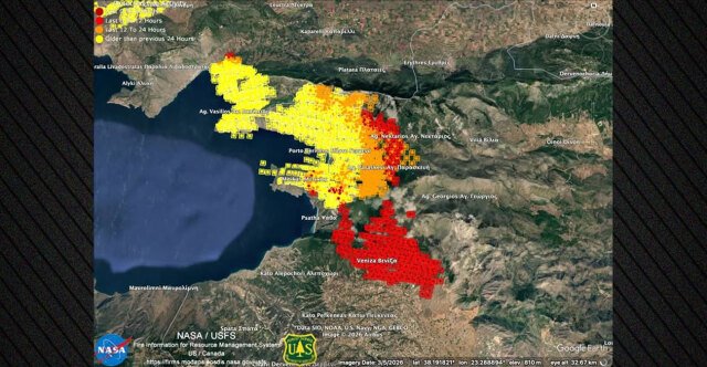 «mega-fire»-η-πυρκαγιά-της-Αττικοβοιωτίας:-Δείτε-χάρτη-από-δορυφόρο-με-τα-ενεργά-μέτωπα