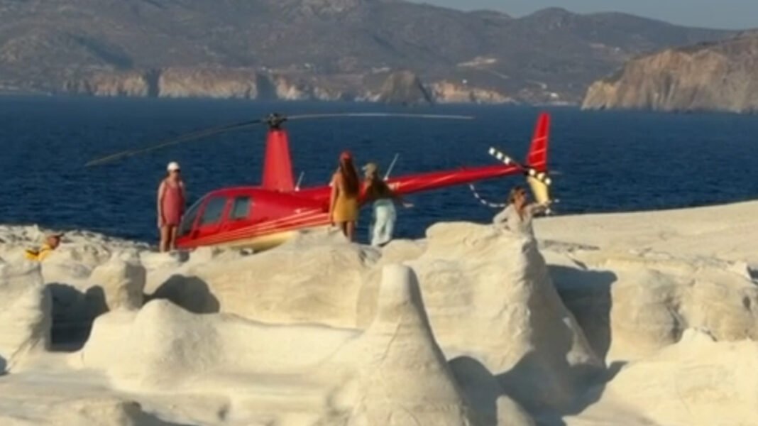 Δήμας: Το ελικόπτερο είχε άδεια να προσγειωθεί στο ελικοδρόμιο του νησιού στις Αλυκές και όχι στο Σαρακήνικο Δήμας:-Το-ελικόπτερο-είχε-άδεια-να-προσγειωθεί-στο-ελικοδρόμιο-του-νησιού-στις-Αλυκές-και-όχι-στο-Σαρακήνικο
