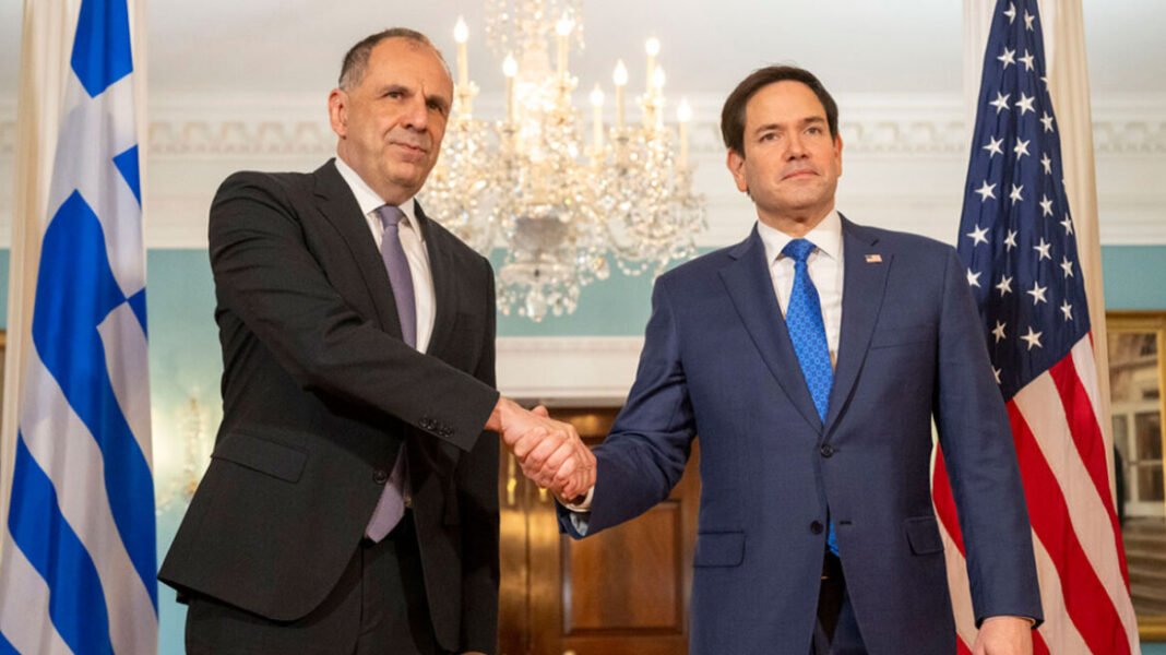 Τηλεφωνική επικοινωνία Γεραπετρίτη και Ρούμπιο: Στο επίκεντρο οι διμερείς σχέσεις Τηλεφωνική επικοινωνία Γεραπετρίτη και Ρούμπιο: Στο επίκεντρο οι διμερείς σχέσεις