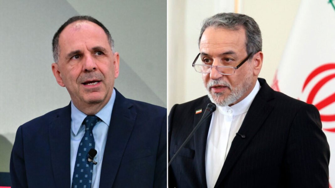 Νέος δίαυλος Αθήνας – Τεχεράνης για τα Στενά του Ορμούζ, τι συζήτησαν Γεραπετρίτης και Αραγτσί Νέος δίαυλος Αθήνας – Τεχεράνης για τα Στενά του Ορμούζ, τι συζήτησαν Γεραπετρίτης και Αραγτσί