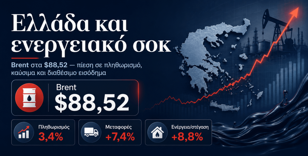 Ελλάδα-και-ενεργειακό-σοκ:-o-εισαγόμενος-κίνδυνος-των-$90-που-απειλεί-πληθωρισμό,-ανάπτυξη-και-το-«πακέτο»-του-φθινοπώρου