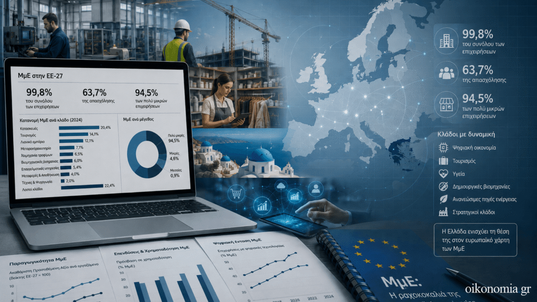 Alpha Bank – Μικρομεσαίες επιχειρήσεις: Η μεγάλη δύναμη της Ευρώπης αλλάζει – Οι κλάδοι που κερδίζουν και η ισχυρή θέση της Ελλάδας alpha-bank-–-Μικρομεσαίες-επιχειρήσεις:-Η-μεγάλη-δύναμη-της-Ευρώπης-αλλάζει-–-Οι-κλάδοι-που-κερδίζουν-και-η-ισχυρή-θέση-της-Ελλάδας