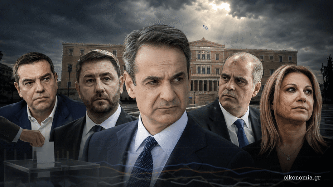 Το νέο πολιτικό τοπίο πριν από τις κάλπες: Η ΝΔ βλέπει τρίτη θητεία, ο Τσίπρας κλειδώνει τη δεύτερη θέση και το ΠΑΣΟΚ παίζει την ηγεσία του Το-νέο-πολιτικό-τοπίο-πριν-από-τις-κάλπες:-Η-ΝΔ-βλέπει-τρίτη-θητεία,-ο-Τσίπρας-κλειδώνει-τη-δεύτερη-θέση-και-το-ΠΑΣΟΚ-παίζει-την-ηγεσία-του