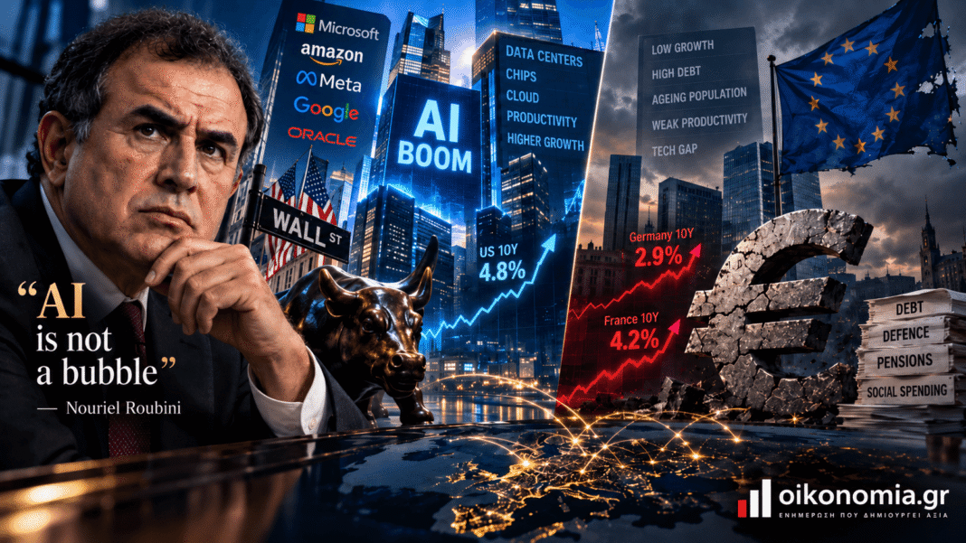Ρουμπινί: Η AI δεν είναι φούσκα – Η πραγματική βόμβα βρίσκεται στην Ευρώπη Ρουμπινί:-Η-ai-δεν-είναι-φούσκα-–-Η-πραγματική-βόμβα-βρίσκεται-στην-Ευρώπη