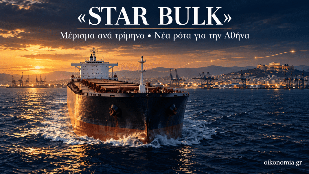 star-bulk:-Τριμηνιαία-μερίσματα,-κέρδη-203,5-εκατ.-δολαρίων-και-το-μεγάλο-ναυτιλιακό-στοίχημα-της-Αθήνας