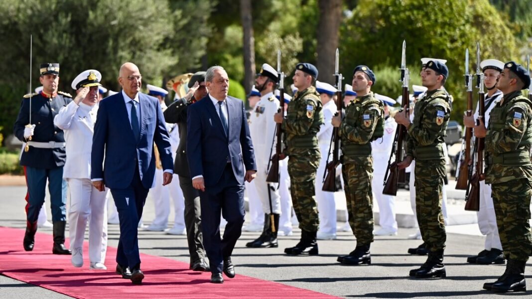 Δένδιας: Κύπρος και Ελλάδα συνιστούν άξονα σταθερότητας, σοβαρότητας και ασφάλειας στην Ανατολική Μεσόγειο Δένδιας: Κύπρος και Ελλάδα συνιστούν άξονα σταθερότητας, σοβαρότητας και ασφάλειας στην Ανατολική Μεσόγειο