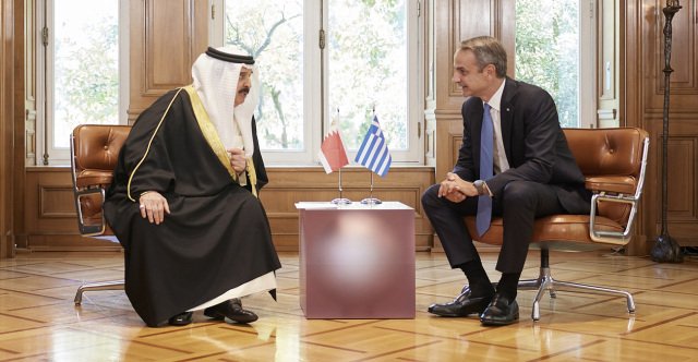 Συνάντηση Μητσοτάκη με τον βασιλιά του Μπαχρέιν στο Μαξίμου με έμφαση σε επενδύσεις και ασφάλεια Συνάντηση-Μητσοτάκη-με-τον-βασιλιά-του-Μπαχρέιν-στο-Μαξίμου-με-έμφαση-σε-επενδύσεις-και-ασφάλεια