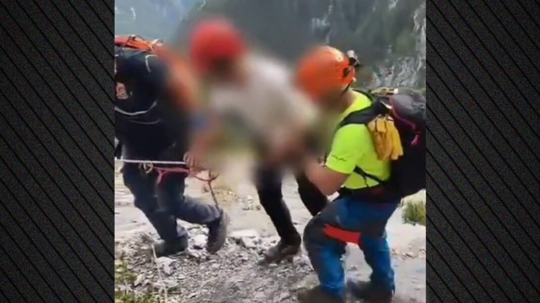 Επιχείρηση-διάσωσης-34χρονου-στον-Όλυμπο-–-Μεταφέρθηκε-με-ασφάλεια-και-τον-παρέλαβε-το-ΕΚΑΒ