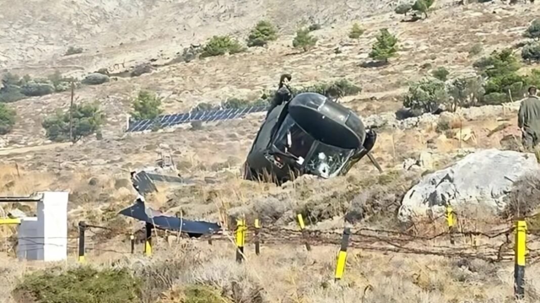 Βαριά προσγείωση στρατιωτικού ελικοπτέρου στην Κάλυμνο, σώοι οι χειριστές Βαριά-προσγείωση-στρατιωτικού-ελικοπτέρου-στην-Κάλυμνο,-σώοι-οι-χειριστές