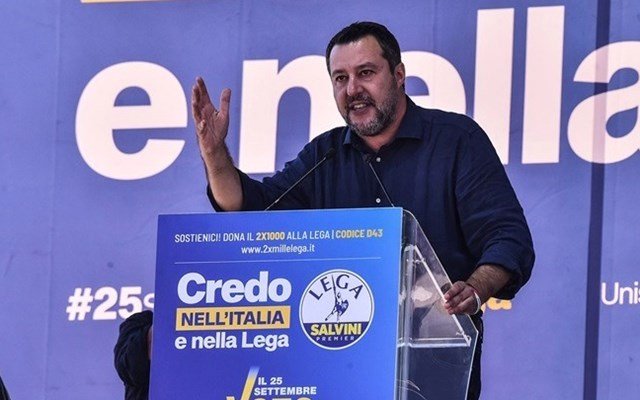 Ιταλία: Ο Ματέο Σαλβίνι επανεξελέγη γραμματέας της Λέγκα Ιταλία:-Ο-Ματέο-Σαλβίνι-επανεξελέγη-γραμματέας-της-Λέγκα
