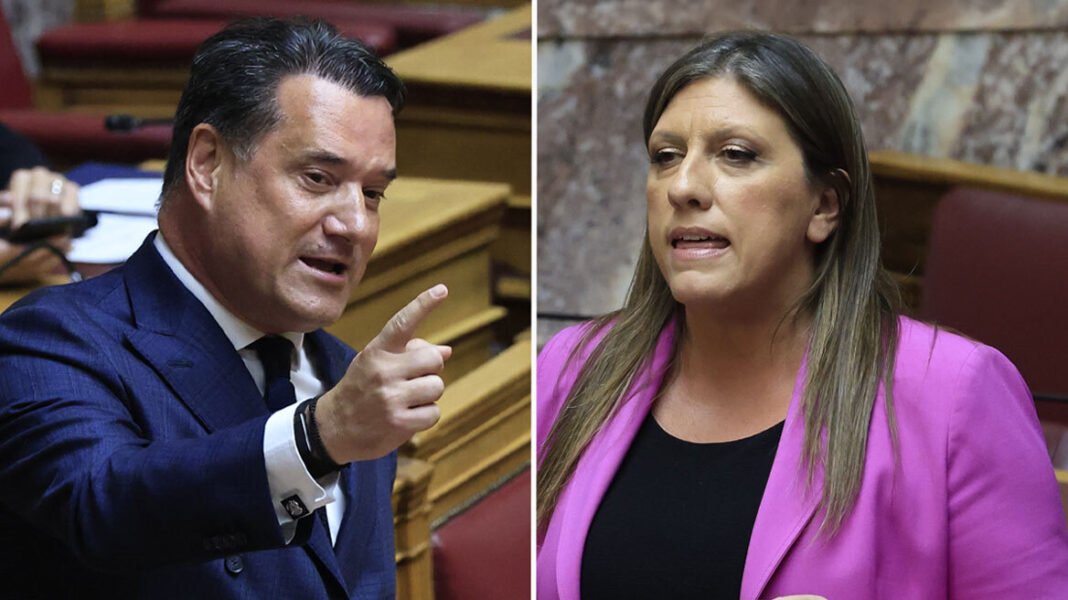 Άγριος καβγάς Άδωνι – Ζωής στη Βουλή: «Ποιος σας κατέστρεψε και σας έκανε τέτοιο ψώνιο;», «Είσαι φασίστας» – Η κόντρα για το Ισραήλ και το σύνθημα «και α και ου» Άγριος καβγάς Άδωνι – Ζωής στη Βουλή: «Ποιος σας κατέστρεψε και σας έκανε τέτοιο ψώνιο;», «Είσαι φασίστας» – Η κόντρα για το Ισραήλ και το σύνθημα «και α και ου»